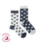 Women’s Inverted Grey Cat Socks
