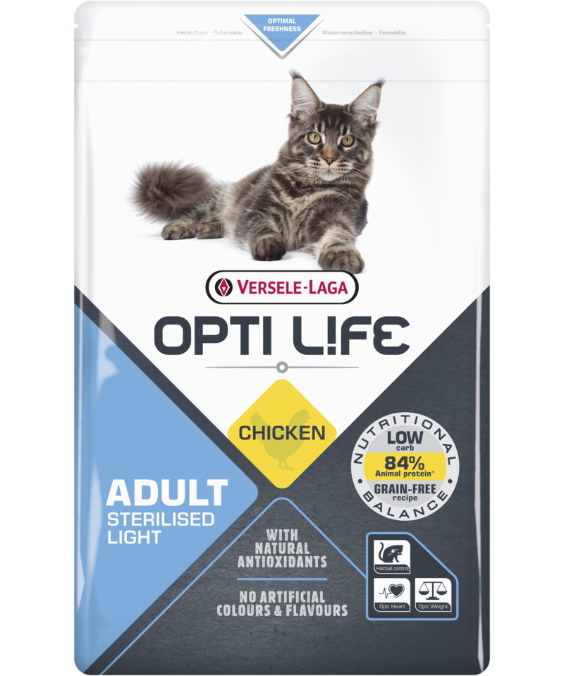 Opti-Life Adult Sterilised Chicken Dry Food