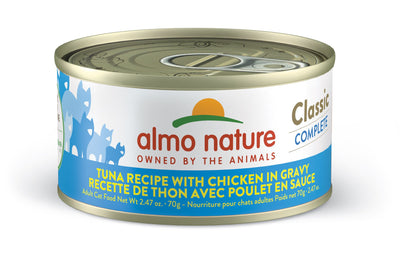 Almo Nature Classic Complete - Tuna Recipe with Chicken in Gravy, 2.47oz