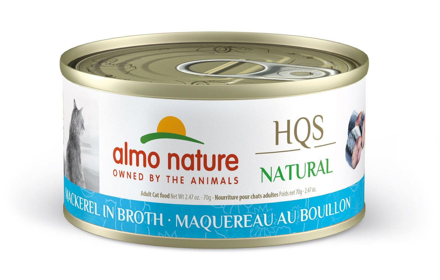 Almo Nature Natural - Mackerel in Broth, 2.47oz