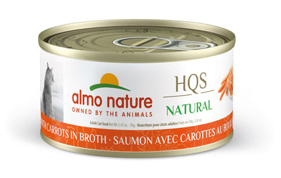 Almo Nature Natural - Salmon with Carrots in Broth, 2.47oz
