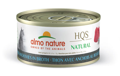 Almo Nature Natural - Tuna with Anchovies in Broth, 2.47oz