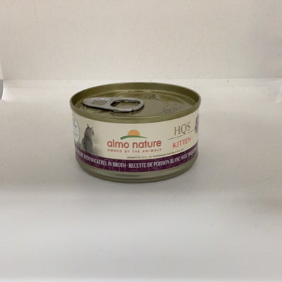 Almo Nature Natural - Whitefish with Mackerel in Broth Kitten, 2.47oz