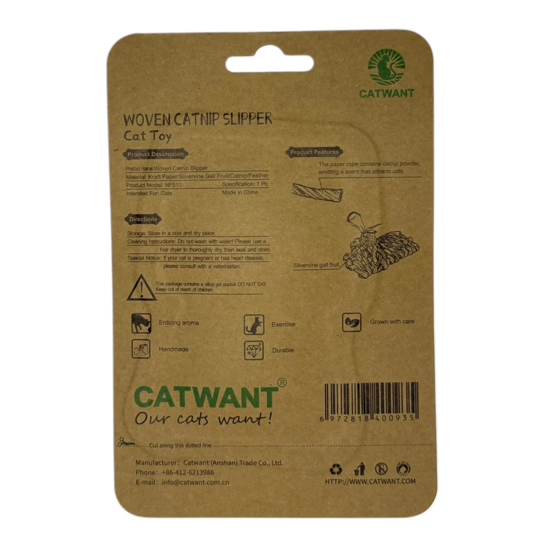 Silvervine/Catnip Gall Fruit Toys