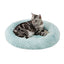 BEST FRIENDS BY SHERI OVAL SHAG FAUX FUR CAT BED (21" X 19")