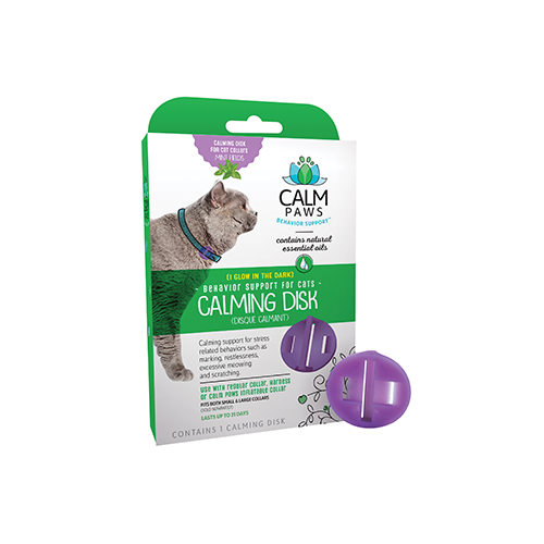 BEHAVIOR SUPPORT CALMING DISK MEDALLION FOR CATS