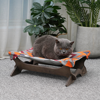 COLOURFUL HAMMOCK PET BED WITH BOHO PATTERNS