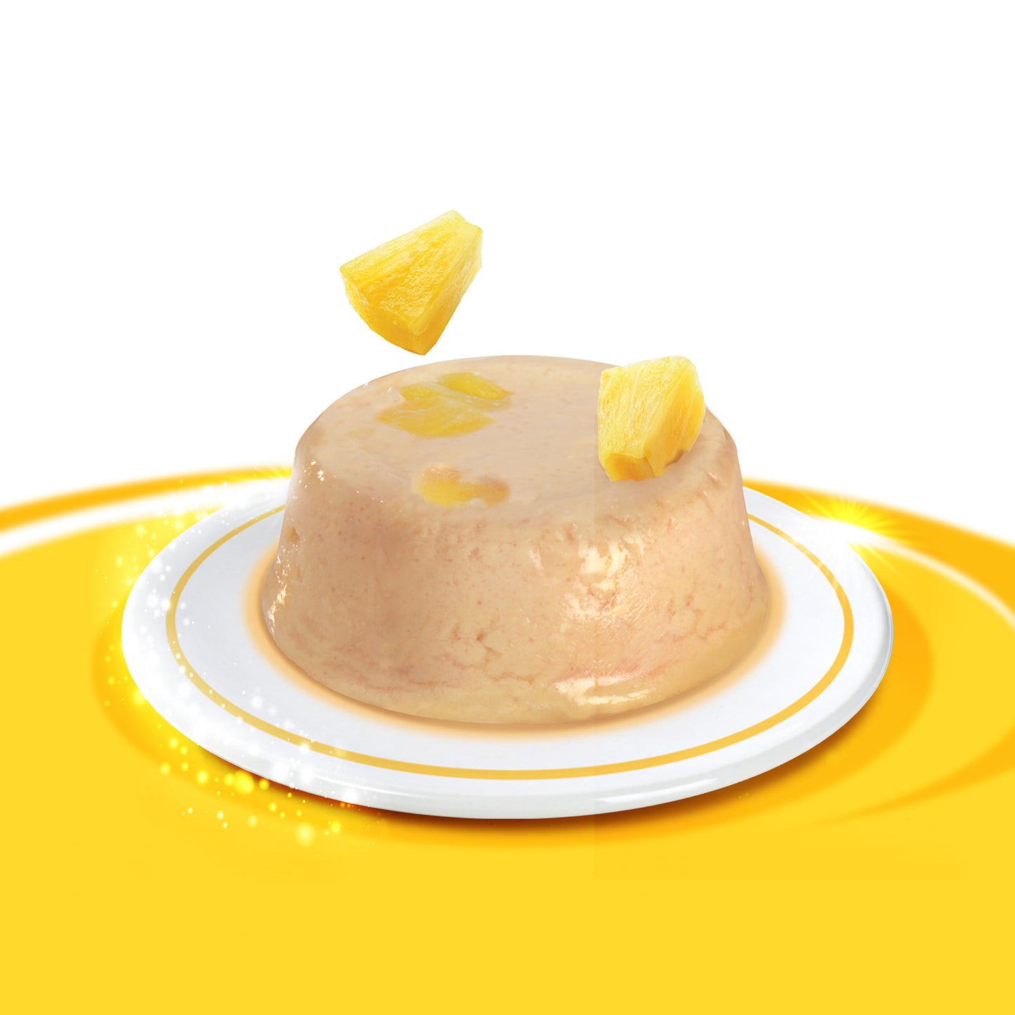 Catit Creamy Cups - Chicken Mousse with Pineapple - 4 x 25g