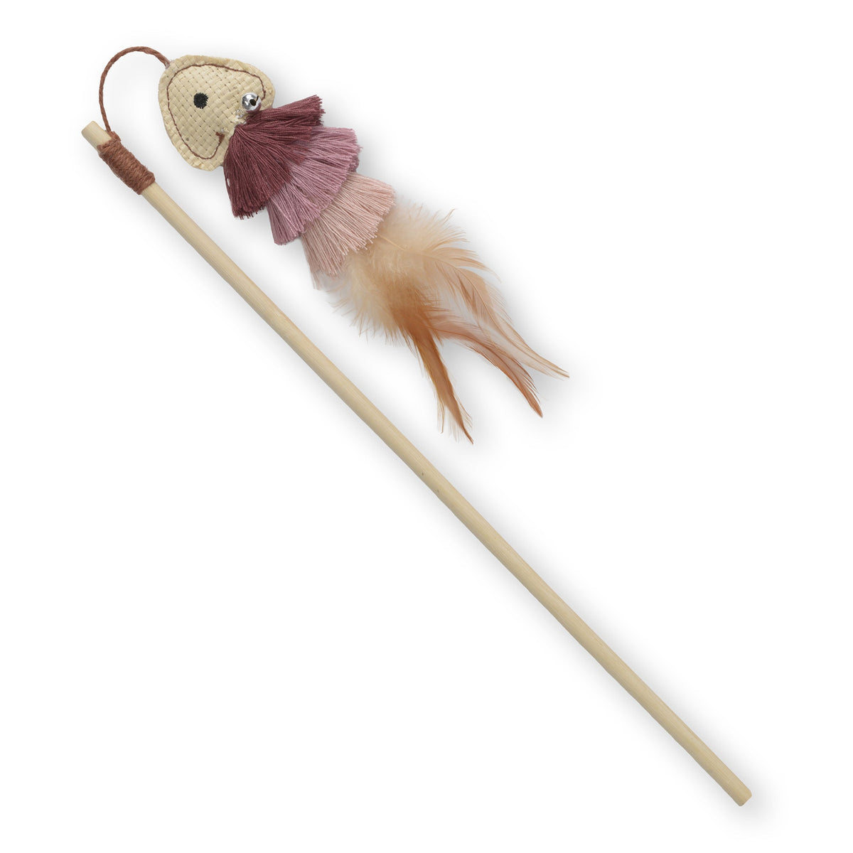 Catit Cat Toy - Fish Teaser with Feather Tail