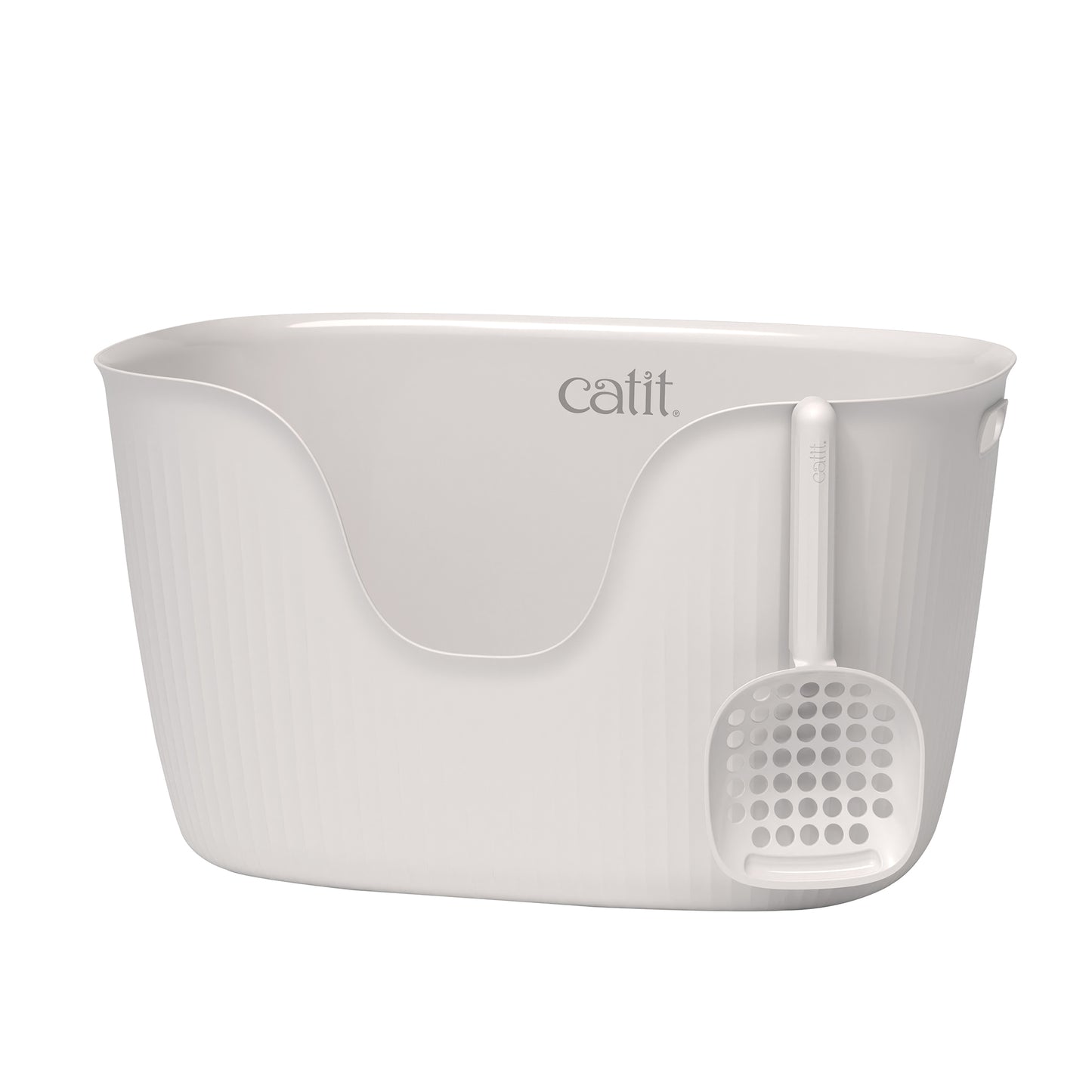 Catit Loo Litter Box with Scoop - White