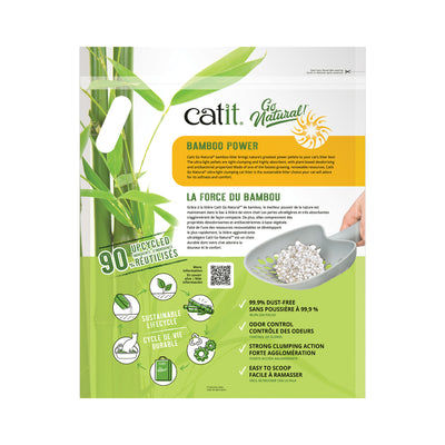 Catit Go Natural! Ultra-Light Clumping Cat Litter - Vanilla - 1.4 kg (3 lbs) Bag