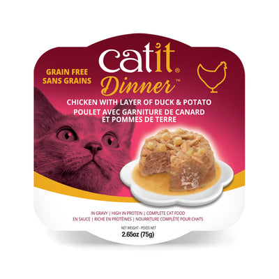 Catit Chicken Dinner with Duck & Potato - 75 g (2.65 oz)