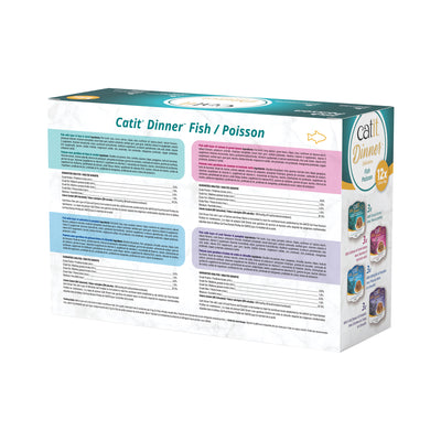 Catit Dinner - Fish Multipack - 12 x 75g (2.65 oz)