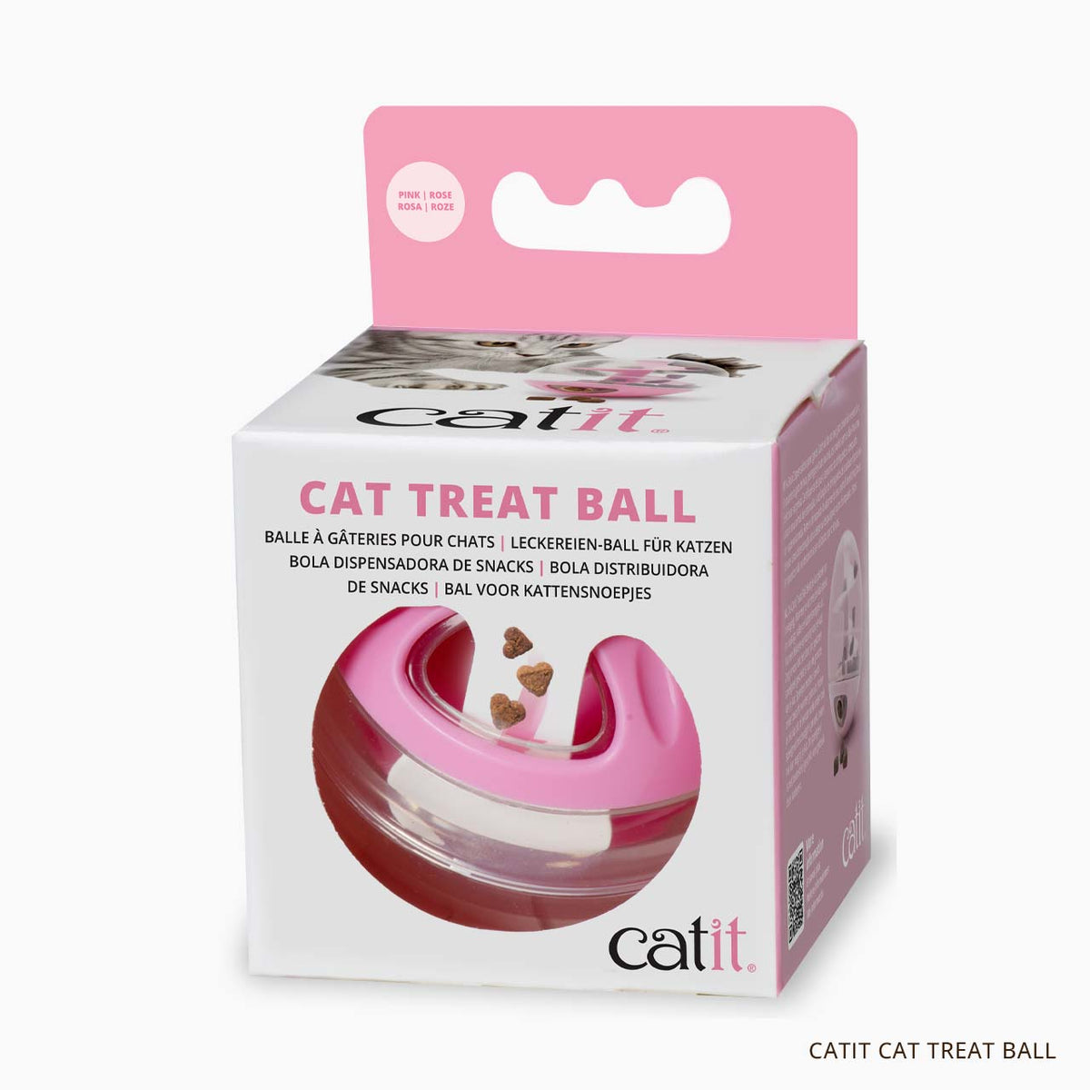 Catit Cat Treat Ball - Pink