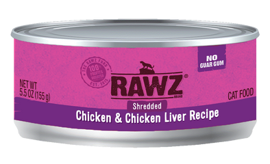 RAWZ® CHICKEN & CHICKEN LIVER RECIPE WET CAT FOOD
