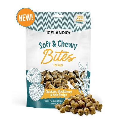 Chicken & Blackberry Soft & Chewy Bites for Cats