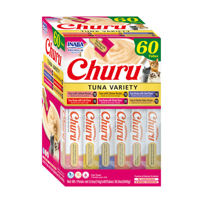 Churu Purees Tuna Variety Box (60 Tubes)