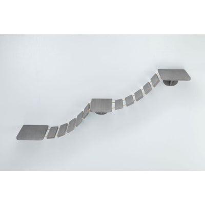 Climbing Ladder for Wall Mounting Taupe Grey