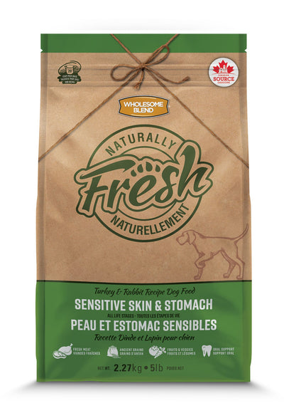 Wholesome Blend Naturally Fresh Turkey Rabbit Sensitive Skin Stomach Dog