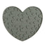 Dexypaws Dexter Approved Heart Enrichment Licking Mat, Khaki Green Cat Dog 1pc
