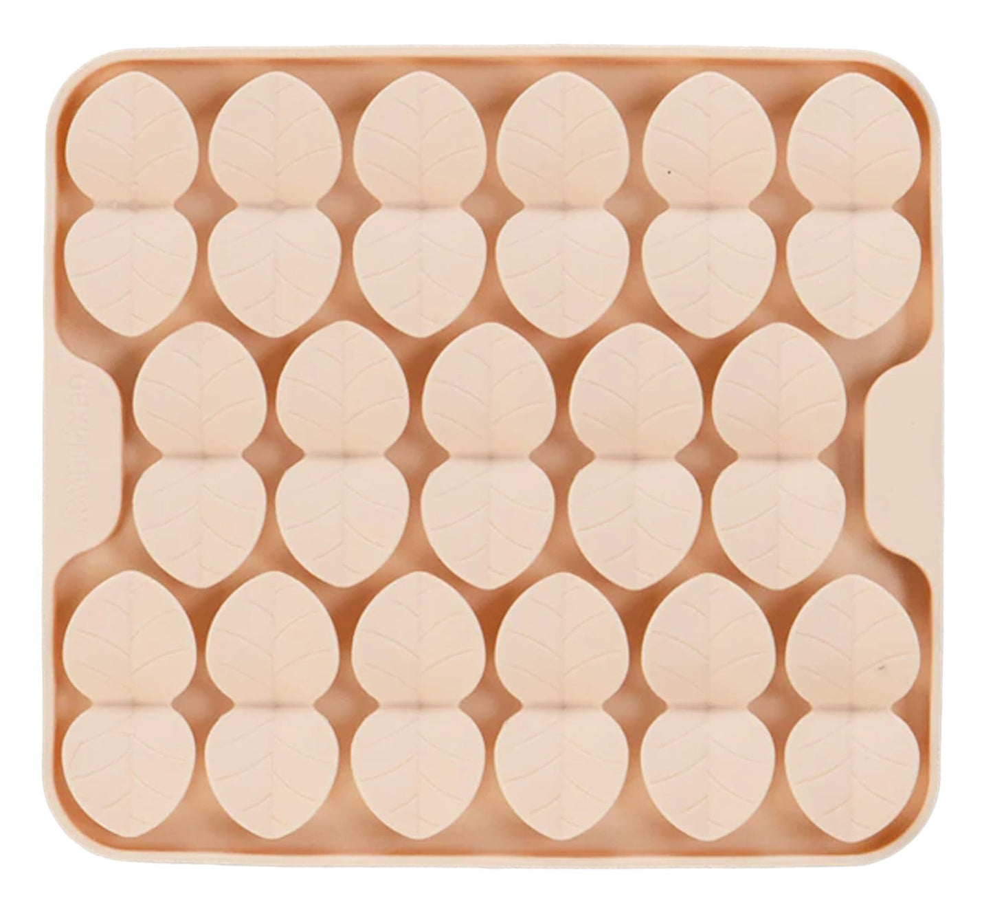 Dexypaws Square Hide and Seek Silicone Snuffle Mat, Nude Cat Dog 1pc