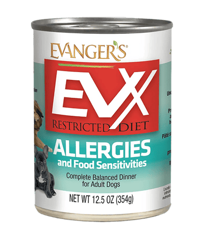 Evanger's EVx Restricted Diet Allergies and Food Sensitivities for Dogs 12.5 oz can