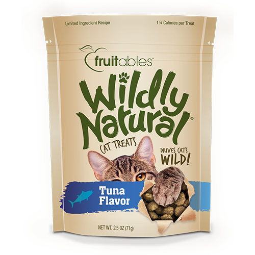 FRUITABLES WILDLY NATURAL TUNA FLAVOUR CAT TREAT 2.5 OZ