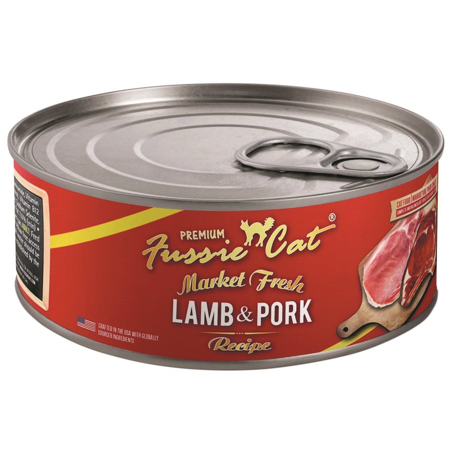 Fussie Cat Market Fresh Lamb and Pork 5.5oz