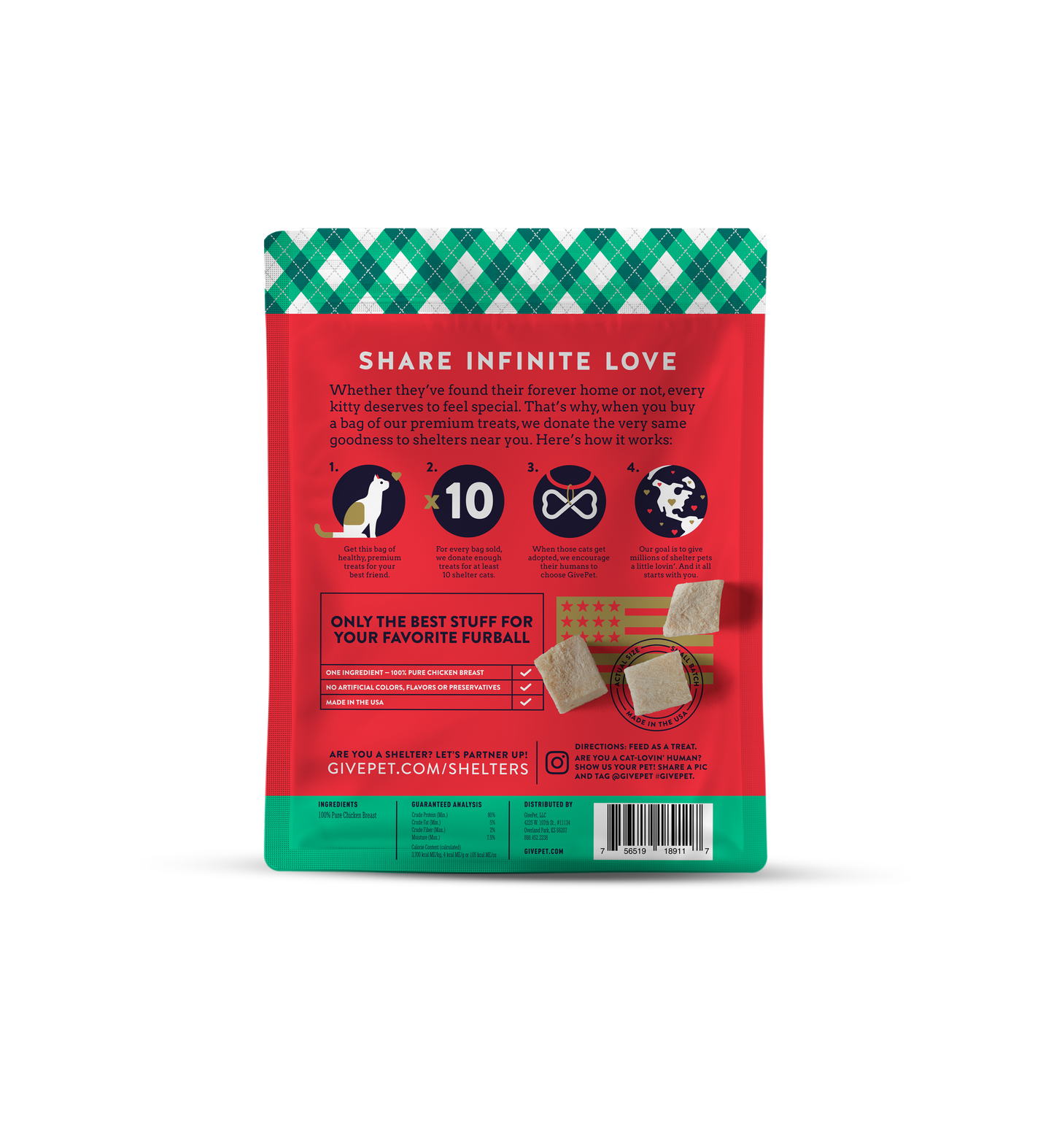 Santa Claws Freeze-Dried Cat Treats