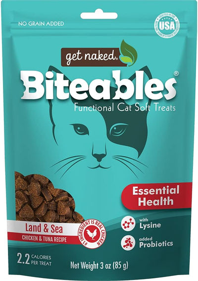 Get Naked® Biteables® Essential Health Functional Cat Soft Treats 3oz