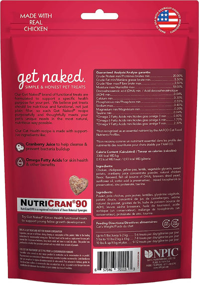 Get Naked® Cat Health with Cranberry Juice Crunchy Treats 2.5oz