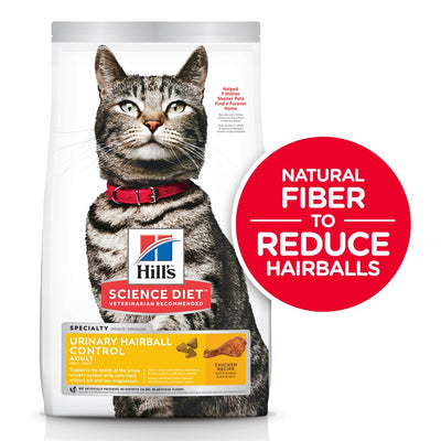 Hill's Science Diet Urinary & Hairball Control Chicken 7LBS