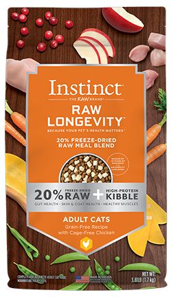 Longevity 20% Adult Freeze Dried Raw Meals Chicken Recipe 3.8lbs