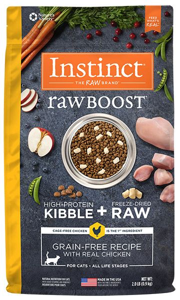 Raw Boost Grain Free Recipe with Real Chicken Dry Cat Food 2.0lb