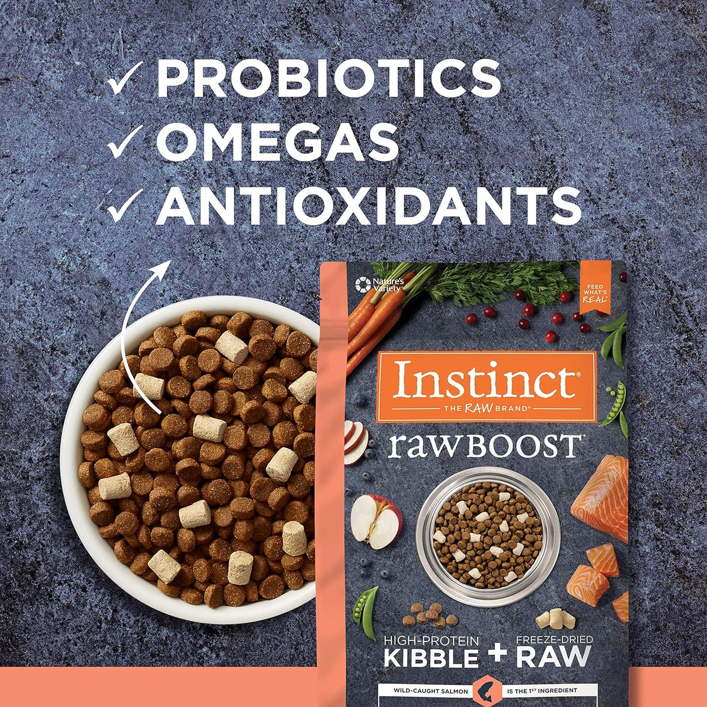 Raw Boost Grain Free Recipe with Real Salmon Dry Cat Food 4.5lb