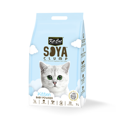 Baby Powder Soya Clump - Clumping Soybean Cat Litter (Scented)