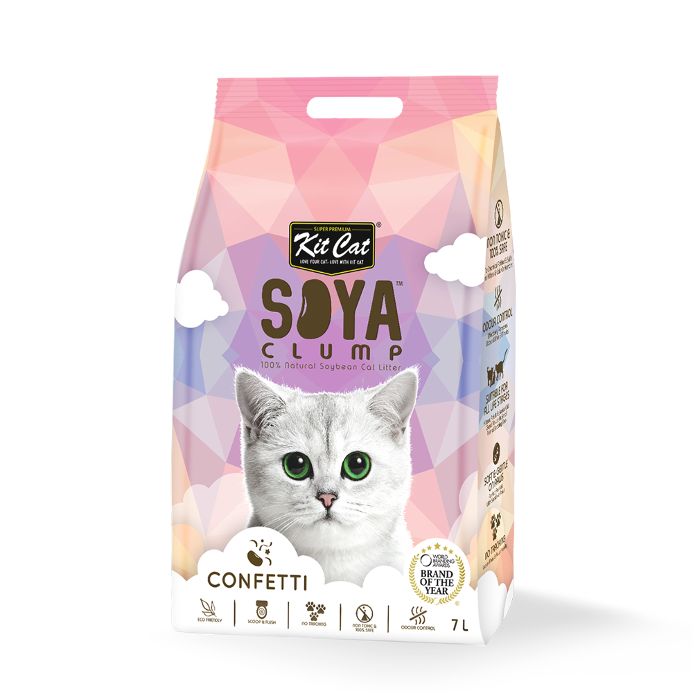 Confetti Soya Clump - Clumping Soybean Cat Litter