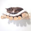Natural Log Cat Bed - Wall Mounted