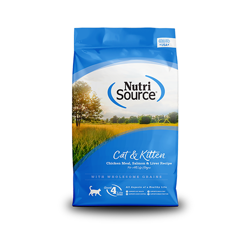 Nutri Source Cat & Kitten Chicken Meal, Salmon & Liver Recipe