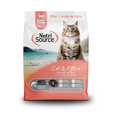 Nutri Source Ocean Select Trout, Whitefish & Salmon Recipe - Grain Free Cat & Kitten Food