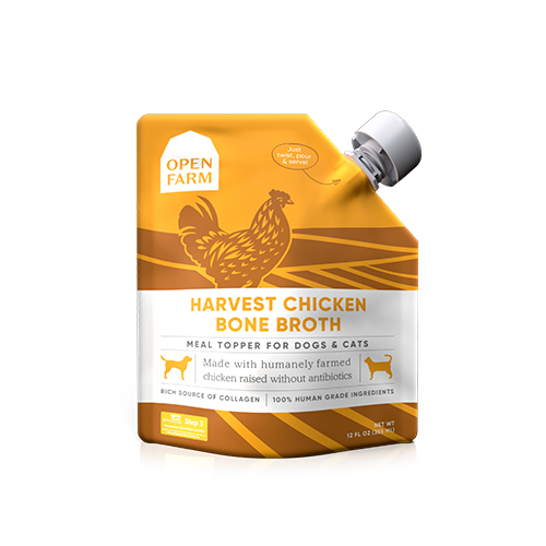 OPEN FARM® HARVEST CHICKEN Bone Broth 12 OZ