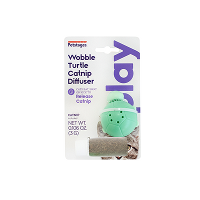 CATSTAGES® WOBBLE TURTLE CATNIP DIFFUSER (ONE SIZE)