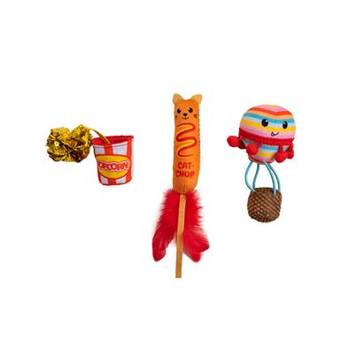 CATSTAGES® CATNIP PAWRTY CAT TOY (3 PACK)