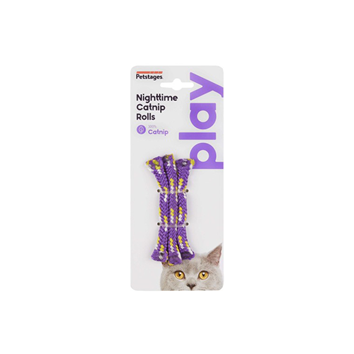 CATSTAGES® NIGHTTIME CATNIP ROLLS CAT TOY (3 PACK)