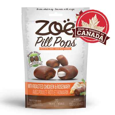 Zoë Pill Pops - Roasted Chicken with Rosemary - 100 g (3.5 oz)