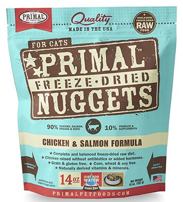 Primal Freeze Dried Nuggets Chicken and Salmon Formula