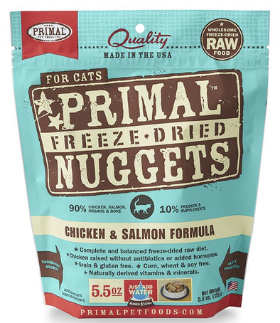 Primal Freeze Dried Nuggets Chicken and Salmon Formula