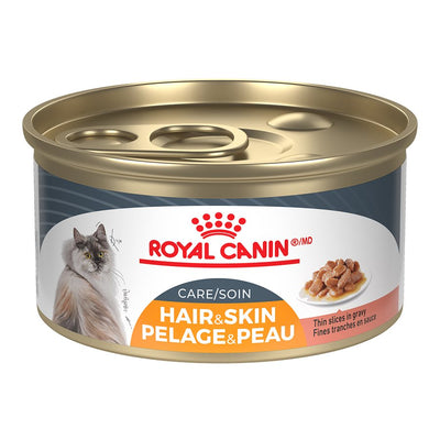 Royal Canin Feline Care Nutrition Hair & Skin Care Thin Slices In Gravy Wet 3oz