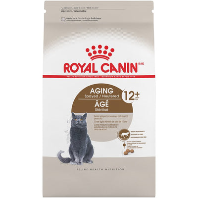 Royal Canin Feline Health Nutrition Aging Spayed / Neutered 12+ Adult Cat Dry 7LBS