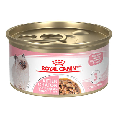 Royal Canin Feline Health Nutrition Kitten Thin Slices in Gravy 3oz